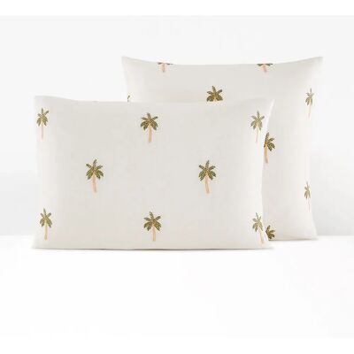 LA REDOUTE INTERIEURS Housse de coussin en lin et coton beige - Coussin LA REDOUTE INTERIEURS Housse de coussin en lin et coton beige - Coussin