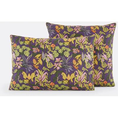 La Redoute Intérieurs funda de almohada de percal de algodón - Diseño floral tropical La Redoute Intérieurs funda de almohada de percal de algodón - Diseño floral tropical