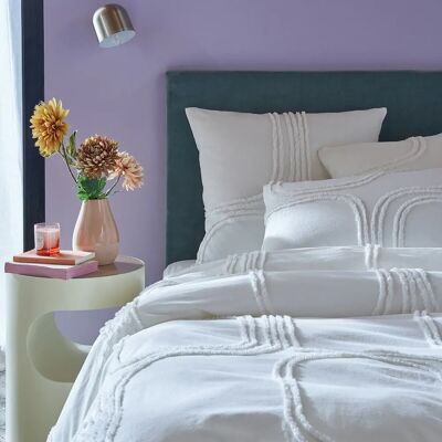 Housse de duvet en coton tufté Massimo, La Redoute Intérieurs - Plusieurs tailles Housse de duvet en coton tufté Massimo, La Redoute Intérieurs - Plusieurs tailles