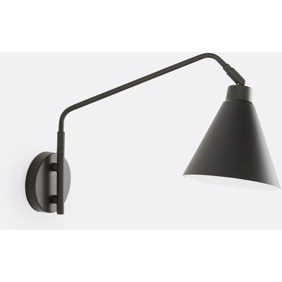 La Redoute Interiors Lampe Murale Articulée Hiba - Noir La Redoute Interiors Lampe Murale Articulée Hiba - Noir