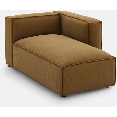 La Redoute Interieurs Seven - Karamell - Strukturgewebe - Chaise longue La Redoute Interieurs Seven - Karamell - Strukturgewebe - Chaise longue