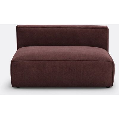 La Redoute Interieurs Sofá modular de 2 plazas - Textura, Rojo La Redoute Interieurs Sofá modular de 2 plazas - Textura, Rojo
