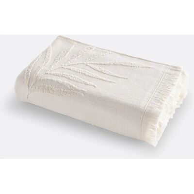 La Redoute Jobe Μπεζ 70x140cm Πετσέτα από βαμβάκι - Πετσέτα La Redoute Jobe Μπεζ 70x140cm Πετσέτα από βαμβάκι - Πετσέτα