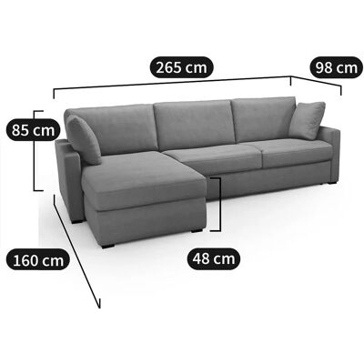 LA REDOUTE INTERIEURS Sofá de esquina reversible Timor - Sofá cama LA REDOUTE INTERIEURS Sofá de esquina reversible Timor - Sofá cama