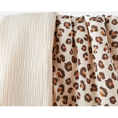 Couverture bébé en mousseline de coton léopard - La Redoute Couverture bébé en mousseline de coton léopard - La Redoute