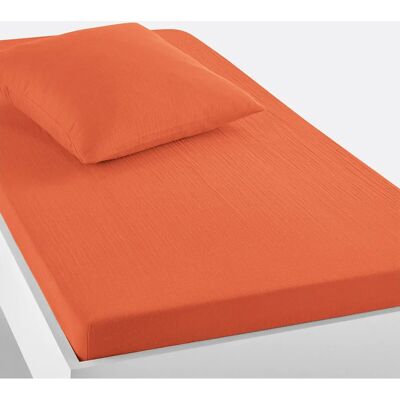 LA REDOUTE INTERIEURS Kumla Sábana infantil de algodón muselina - Cama 90cm LA REDOUTE INTERIEURS Kumla Sábana infantil de algodón muselina - Cama 90cm