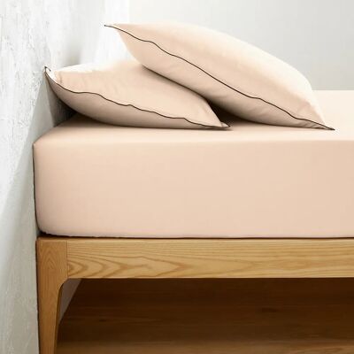 LA REDOUTE INTERIEURS - Victor - Nude - Fitted sheet LA REDOUTE INTERIEURS - Victor - Nude - Fitted sheet