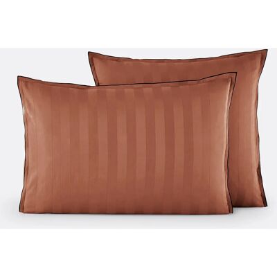 La Redoute Interieurs Funda de almohada de satén de algodón - Rayas 65x100cm La Redoute Interieurs Funda de almohada de satén de algodón - Rayas 65x100cm