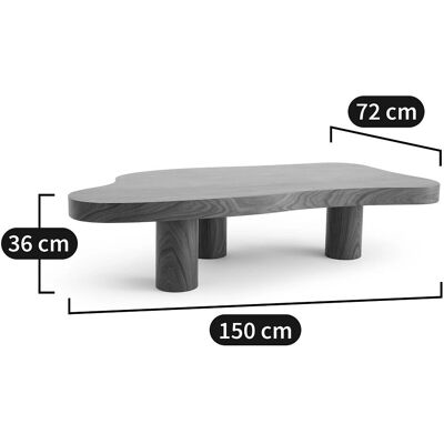 Am.pm Kopatine Mesita baja de curvas orgánicas - Mesa de café Am.pm Kopatine Mesita baja de curvas orgánicas - Mesa de café