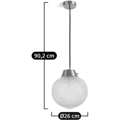 Camille Omerin X La Redoute Interieurs Lámpara de Techo - Cristal Tallado y Latón Antiguo Camille Omerin X La Redoute Interieurs Lámpara de Techo - Cristal Tallado y Latón Antiguo