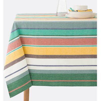 La Redoute Intérieurs Antika Verde/Naranja/Blanco Tablecloth La Redoute Intérieurs Antika Verde/Naranja/Blanco Tablecloth