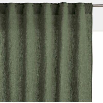La Redoute Interiors - Cortina de Lino Lavado Rosmarin con Trabillas Ocultas - 180x135cm La Redoute Interiors - Cortina de Lino Lavado Rosmarin con Trabillas Ocultas - 180x135cm