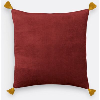 LA REDOUTE INTERIEURS - Fodera Velvet 40x40 - Rosso LA REDOUTE INTERIEURS - Fodera Velvet 40x40 - Rosso