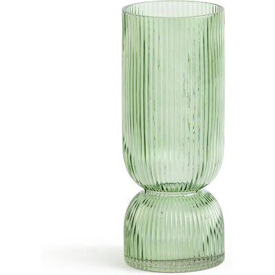 Vaso Valira de La Redoute Interieurs - Cristal Estriado - 26cm - Decoración Vaso Valira de La Redoute Interieurs - Cristal Estriado - 26cm - Decoración