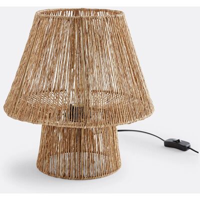 LA REDOUTE INTERIEURS - Yaku - Yute - Lámpara de mesa LA REDOUTE INTERIEURS - Yaku - Yute - Lámpara de mesa