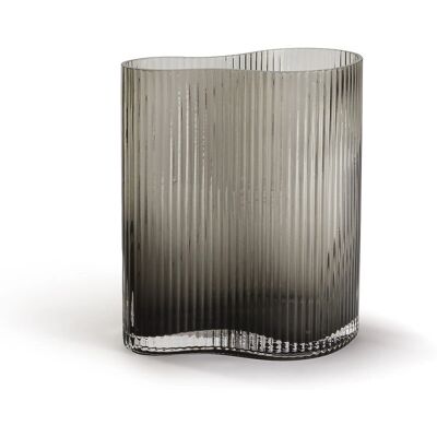 La Redoute Interieurs Anija Jarrón - Cristal Ahumado Estilo Art Déco La Redoute Interieurs Anija Jarrón - Cristal Ahumado Estilo Art Déco