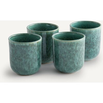 Am.pm Set di 4 Tazze Dorna - Design Mediterraneo Artigianale Am.pm Set di 4 Tazze Dorna - Design Mediterraneo Artigianale
