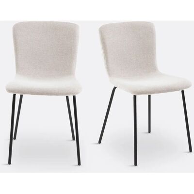 Chaises Gillian Beige de So'home - Mobilier de salle à manger Chaises Gillian Beige de So'home - Mobilier de salle à manger
