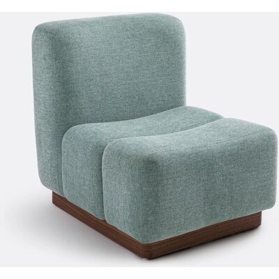 La Redoute Intérieurs - Podo - Μπλε - Υφασμάτινο υφάσμα - Armchair La Redoute Intérieurs - Podo - Μπλε - Υφασμάτινο υφάσμα - Armchair