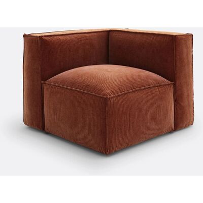 La Redoute Interieurs Sofá Esquinero Modular - Terciopelo Vintage - Marrón La Redoute Interieurs Sofá Esquinero Modular - Terciopelo Vintage - Marrón