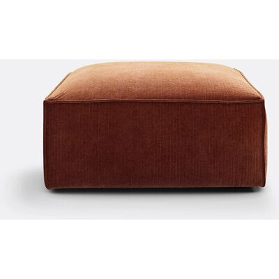 LA REDOUTE INTERIEURS Pouf modulare - Velluto vintage - Rosa LA REDOUTE INTERIEURS Pouf modulare - Velluto vintage - Rosa