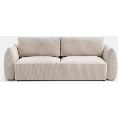 LA REDOUTE INTERIEURS - Edith - Beige - Velvet - Sofá cama LA REDOUTE INTERIEURS - Edith - Beige - Velvet - Sofá cama