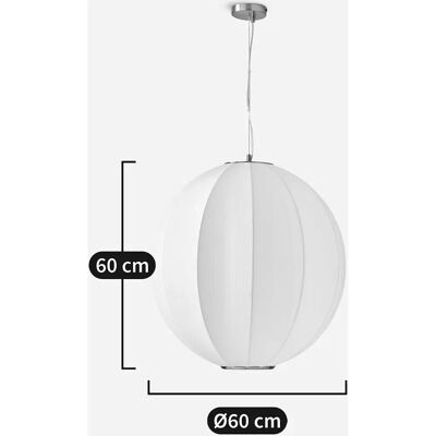 Am.pm Satchi Lampada a sospensione rotonda in tessuto - Lampada a sospensione Am.pm Satchi Lampada a sospensione rotonda in tessuto - Lampada a sospensione