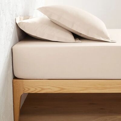 Redoute Interieurs Lenzuolo con angoli cotone - 25cm altezza - Beige Redoute Interieurs Lenzuolo con angoli cotone - 25cm altezza - Beige
