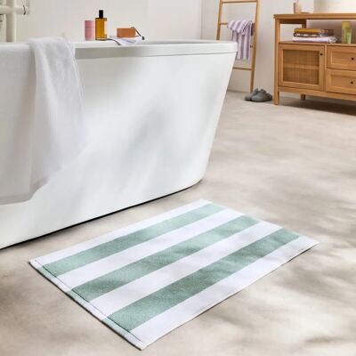 La Redoute Interieurs Tapis de bain réversible - 1100 g/m² coton, 50x70cm La Redoute Interieurs Tapis de bain réversible - 1100 g/m² coton, 50x70cm