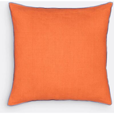 La Redoute Interieurs Fundas de cojín Naranja de lino y algodón - Tipo de cojín La Redoute Interieurs Fundas de cojín Naranja de lino y algodón - Tipo de cojín