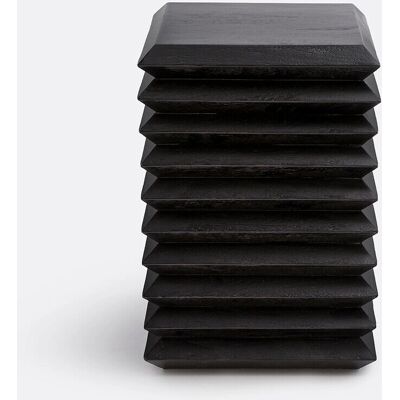 La Redoute Intérieurs Mesa auxiliar de madera de mango - Negro La Redoute Intérieurs Mesa auxiliar de madera de mango - Negro