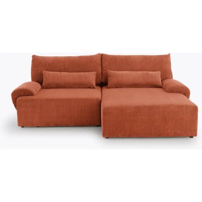 LA REDOUTE INTERIEURS - Maona - Terracotta - Corduroy - Sofá cama LA REDOUTE INTERIEURS - Maona - Terracotta - Corduroy - Sofá cama
