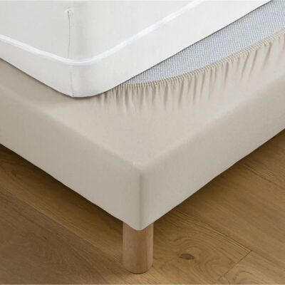 La Redoute Intérieurs Bettrahmenbezug - Beige - 140x190 cm - Jersey - Bed frame cover La Redoute Intérieurs Bettrahmenbezug - Beige - 140x190 cm - Jersey - Bed frame cover