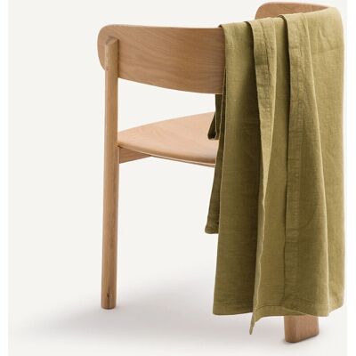 AM.PM - Boreo - Moosgrün - 140x190 cm - Linen throw blanket AM.PM - Boreo - Moosgrün - 140x190 cm - Linen throw blanket