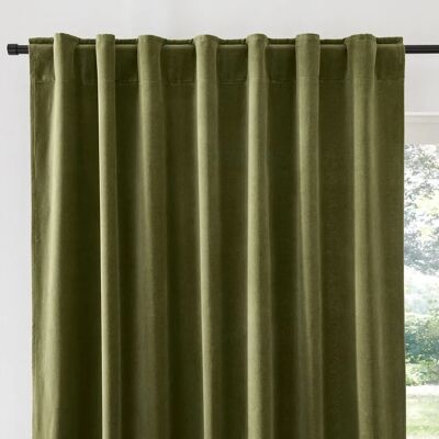 Cortina de Terciopelo La Redoute Interieurs - Verde - Varias medidas Cortina de Terciopelo La Redoute Interieurs - Verde - Varias medidas