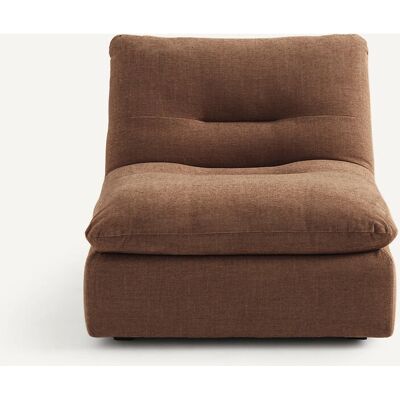 Poltrona modulabile AM.PM Giuliano - Marrone - Stile anni '70 Poltrona modulabile AM.PM Giuliano - Marrone - Stile anni '70