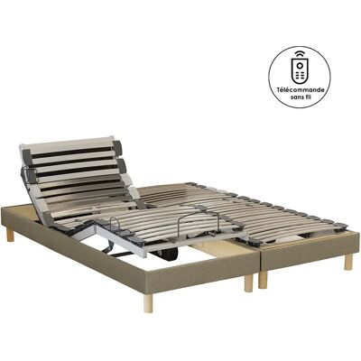 La Redoute Intérieurs Marco de cama eléctrico con listones - Ajustable, Inalámbrico, Francia La Redoute Intérieurs Marco de cama eléctrico con listones - Ajustable, Inalámbrico, Francia