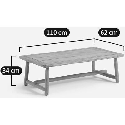 Am.pm Τραπέζι καφέ Talulah FSC από teak - Τραπέζι καφέ Am.pm Τραπέζι καφέ Talulah FSC από teak - Τραπέζι καφέ