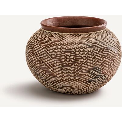 Am.pm Mavazi - Vaso in terracotta fatto a mano - 29cm Am.pm Mavazi - Vaso in terracotta fatto a mano - 29cm