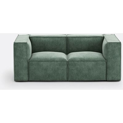 La Redoute Interieurs Sofá modular de 2 plazas, terciopelo texturizado, Seven La Redoute Interieurs Sofá modular de 2 plazas, terciopelo texturizado, Seven