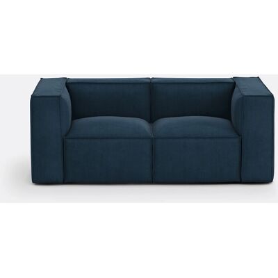 LA REDOUTE INTERIEURS Sofá modular de 2 plazas - Terciopelo Beige LA REDOUTE INTERIEURS Sofá modular de 2 plazas - Terciopelo Beige