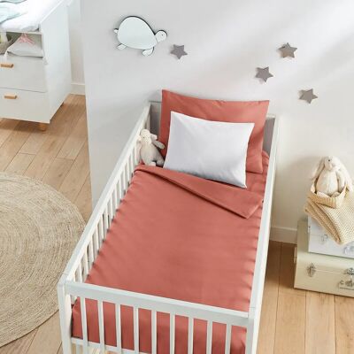 LA REDOUTE INTERIEURS Funda nórdica para bebé de algodón orgánico - Ropa de cama LA REDOUTE INTERIEURS Funda nórdica para bebé de algodón orgánico - Ropa de cama