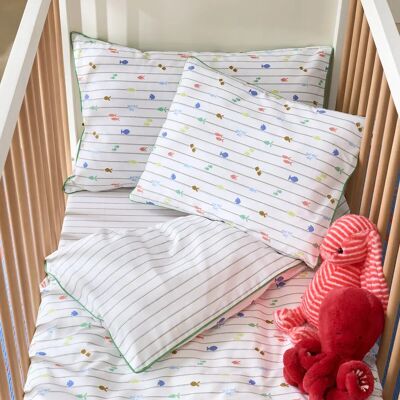 La Redoute Interieurs Housse de couette en percale de coton Elliot - Housse de couette La Redoute Interieurs Housse de couette en percale de coton Elliot - Housse de couette