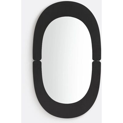 Espejo ovalado de metal negro de La Redoute Intérieurs - Espejo Espejo ovalado de metal negro de La Redoute Intérieurs - Espejo