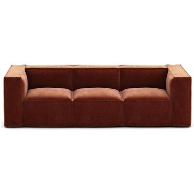 La Redoute Intérieurs Seven - βεραμάντα vintage κασμίρι βελούδο - καναπές 3 θέσεων La Redoute Intérieurs Seven - βεραμάντα vintage κασμίρι βελούδο - καναπές 3 θέσεων