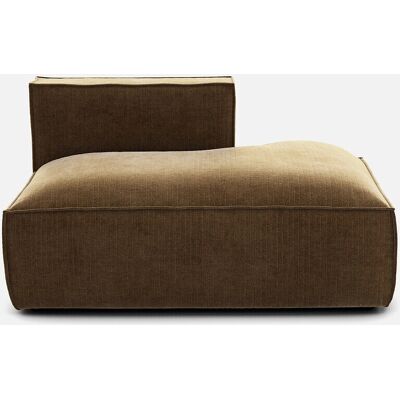 La Redoute Interieurs - Seven - Bronze Velvet - Chaise Longue La Redoute Interieurs - Seven - Bronze Velvet - Chaise Longue