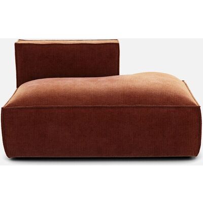 La Redoute Interieurs Sofá Modular - Terciopelo Vintage - Marrón La Redoute Interieurs Sofá Modular - Terciopelo Vintage - Marrón