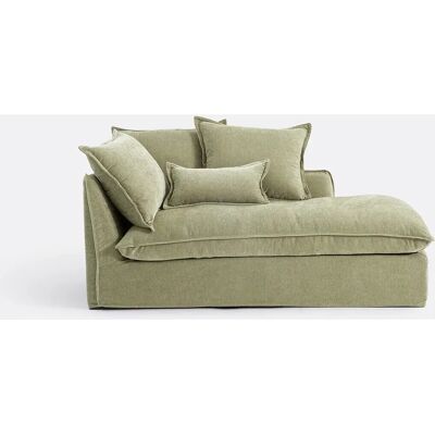 La Redoute Intérieurs - Odna - Verde - Poliéster - Chaise longue La Redoute Intérieurs - Odna - Verde - Poliéster - Chaise longue