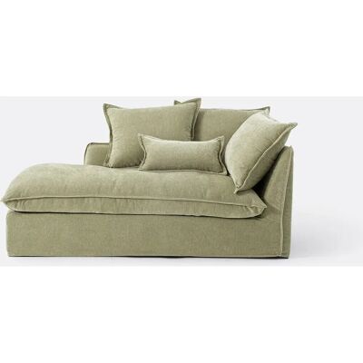 LA REDOUTE INTERIEURS - Odna - Verde - Sinistra - Chaise longue LA REDOUTE INTERIEURS - Odna - Verde - Sinistra - Chaise longue