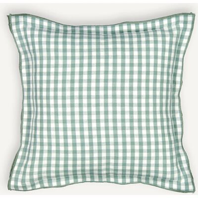 La Redoute Intérieurs - Cottage - Gris-Verde - Algodón-Lino - Funda de Cojín La Redoute Intérieurs - Cottage - Gris-Verde - Algodón-Lino - Funda de Cojín
